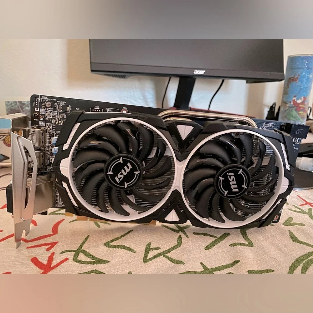 MSI AMD Radeon RX 580 Armor OC Edition GDDR5 Graphics Card
